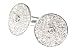 Accessories By Park Lane Cf2800 Men's Diamante Cufflinks With Crystal Stones