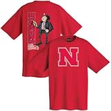 ESPN College Gameday Nebraska Cornhuskers Scarlet Corso Headgear T-shirt