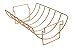 Charcoal Companion CC3906 Copper Nonstick Reversible Roasting of Rib Rack