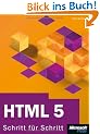 HTML 5 - Schritt f�r Schritt