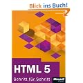 HTML 5 - Schritt f�r Schritt