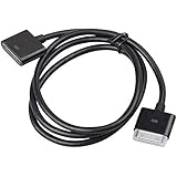 GooDGo Dock Extension Extender Cable for iPod iPhone 4 4S iPad 2 New iPad 3 (3 ft Long 1 Meter Male to Female - Soft Flexible - Works with Bose Sony iHome & other docking stations - Works for Audio with Bose SoundDock Sony iHome & other Docking Station)