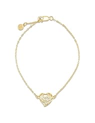Aloha Heart Bracelet in 14K Yellow Gold (11mm)
