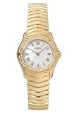 Ebel 8157F14/9225 Classic Wave White Mother-of-Pearl 18K Yellow Gold Women's Watch