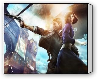 ArtShop Gallery Wrapped Wrap Bioshock Infinite Custom Modern Art Painting Wall Decor Canvas Print