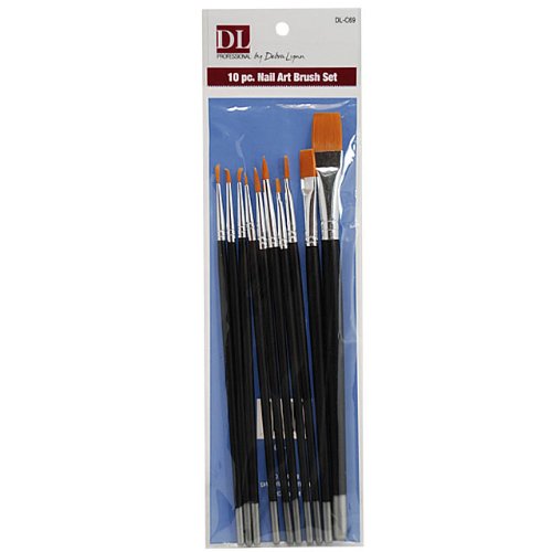 Debra Lynn Professional 10 pcs. Acrylics Nail Brush Set