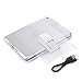 iPad Mini Keyboard, Moleboxes Swivel 360 Degree Rotatable Bluetooth Keyboard Case - IPad Mini Bluetooth Keyboard - Compatible IPad Mini 3 / IPad Mini 2 / IPad Mini (Silver)