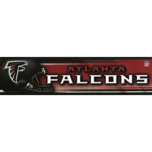 Atlanta Falcons - Helmet & Name Bumper Sticker