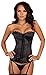 Dreamgirl Women's Ursula Reversible Corset and Thong Set