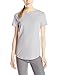 Hanes Women's X-Temp V-Notch Tee, Light Steel, Medium