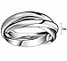 MoAndy Jewelry Stainless Steel White Men's/Women's Wedding Rings