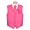 Men's - Fushia - Formal Vest, Necktie and Hanky Set