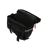 BTR Handlebar Bike Bag - Large Padded Storage Section PLUS Clear PVC Screen For Tablet or Mobile Phone
