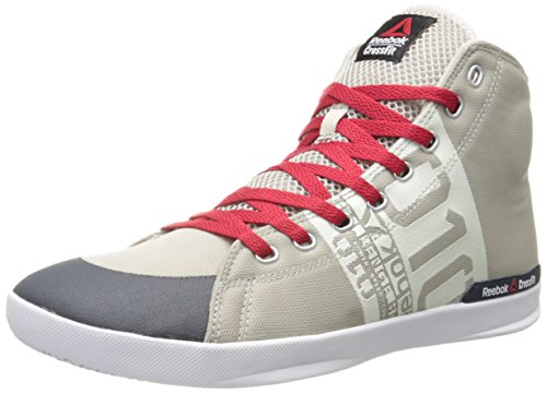 Reebok Men's Crossfit Lite TR Training Shoe, Chalk/White/Weathered White/Collegiate Navy/Excellent Red, 9.5 M US