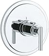 Grohe 19 170 000 Atrio Thermostatic Valve Trim with Lever Handle, StarLight Chrome