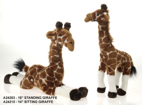 GIRAFFE STANDING PLUSH TOY 15\