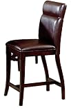 Hillsdale Nottingham 25-Inch Curved Non-Swivel Counter Height Stools, Dark  ....