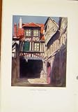 ROUEN NORMANDY COLOR FINE ART OLD PRINT ANTIQUE 1919