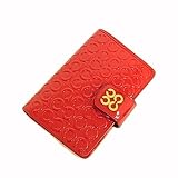 [訳あり](コーチ)COACH レザーシステム手帳 [ジュリア パテント スリップ ジャケット] F60690 B4/RD レッド 並行輸入品 コーチ 手帳