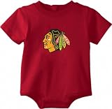Chicago Blackhawks Newborn Red Primary Logo Creeper by Reebok