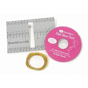 Mini-Bowdabra-Hair-Bow-Making-Attachment-Kit-with-Instructional-CD
