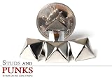 from studsandpunks.co.uk LARGE Metal Silver Pyramid Punk / Fashion Studs Bag of 50 with Free UK Post