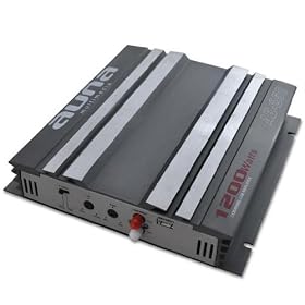 Auna AB-250 2-Channel Car Amplifier -1200W Bridgeable