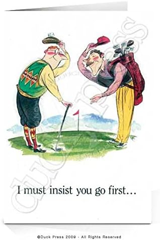 Go First Golf Birthday Card