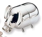 Lunt Silverplated Elephant Bank