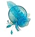 AM CLOTHES Womens Elegant Feather Mesh Flowers Fascinator