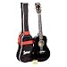 Lauren Children's Beginner Acoustic Guitar Package - Black Guitar