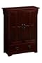 Craftsman Three shelf Bookcase With Wood Doors, THREE-SHELF, MACINTOSH OAK