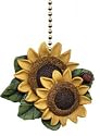 Sunflowers Flower Ladybug Ceiling Fan Pull chain