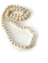 Freshwater Pearl Silver Necklace 18"