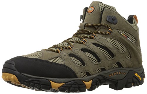 Merrell men s moab ventilator mid hiking boot,walnut,11 m us