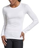 Trecento Women's Long Sleeve Crewneck Tee Shirt