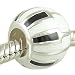 Authentic Biagi Piano Keys Sterling Silver and Enamel Bead fits European Charm Bracelet