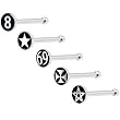 20 Gauge No. 1 Logo Nose Bone Pack