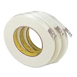 3M Commercial Office Supply Div. / Filament Tape, 3 Core, 1/2x60Yards, Clear / MMM898112