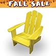 Lohasrus FALL Sale - Kids Patio Chair 15006 - Non-toxic Stained Fir, Indoor / Outdoor, for ages 2 to 5, Plus Free Drawing Book