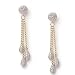 0.45 Carat 14KYG Diamond Dangle Earrings