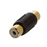 "RCA Coupler, Female / Female Gold"