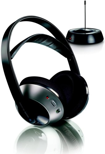 Philips SBCHC8440/05 Wireless HiFi Headphones - Black and Silver