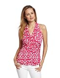 Chaus Women's Simple Halter Loop Front Top