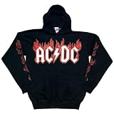 AC/DC - Flocked Flames Hoodie