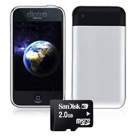 SciPhone i68 / i68+ and Micro 2GB Card - GSM Quadband Dual SIM Active Mobile Phone Touch, JAVA, MP3 / MP4, Sim Free
