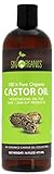 Organic Castor Oil By Sky Organics: Unrefined, 100% Pure, Hexane-Free Castor Oil 16oz - Moisturizing & Healing, For Dry Skin, Hair Growth - For Skin Care, Hair Care, Eyelashes & Eyebrows