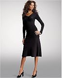 Shape fx Portrait-collar tunic sweater|