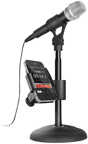IK Multimedia iKlip MINI Universal Microphone Stand Adapter for iPod Touch and iPhone
