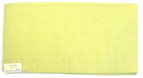 Mayatex Saddle Blanket - Wool San Juan Solid - Lemon Ice